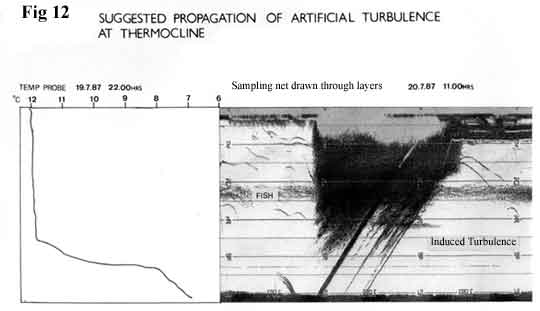 Loch Ness Suggested Propagation of Articial Turbulence at Thermocline